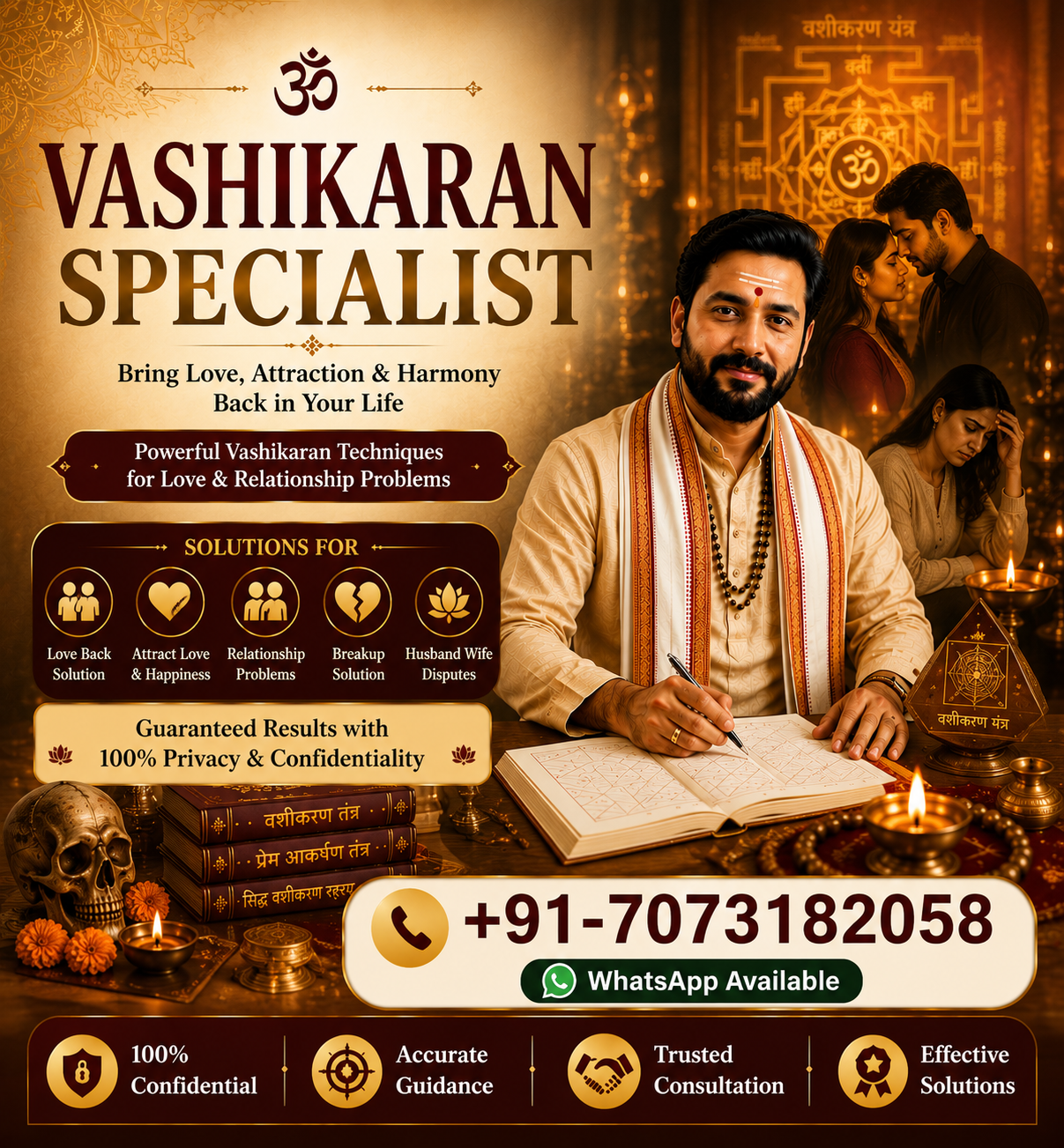 Astrologer Vashudev Sharma Ji +91-7073182058